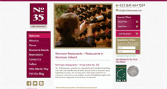 Desktop Screenshot of no35kenmare.com